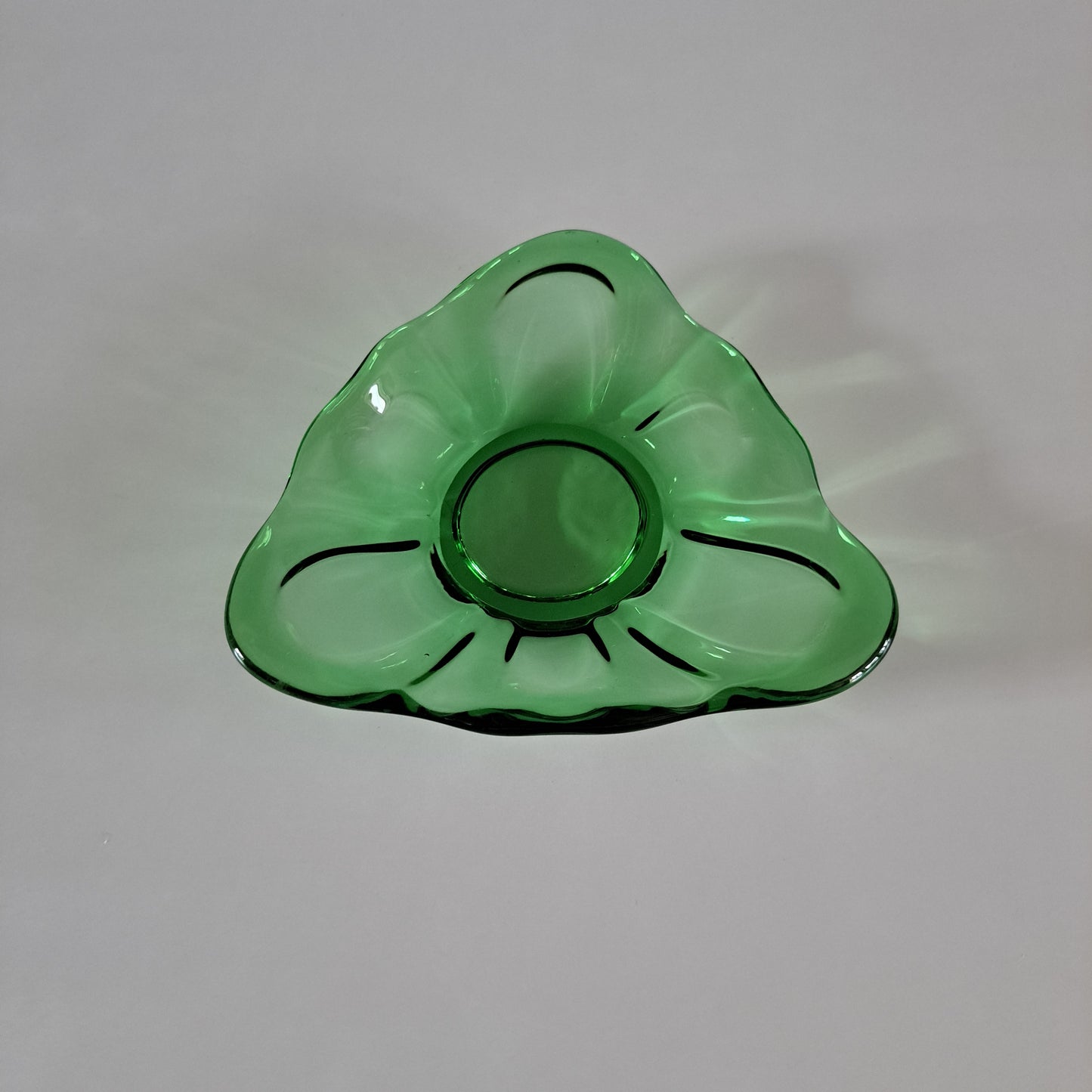 Vintage, glass plate