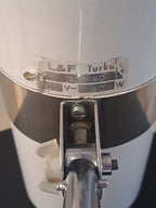 L & P Turku, pöytävalaisin, EVP60, valkoinen