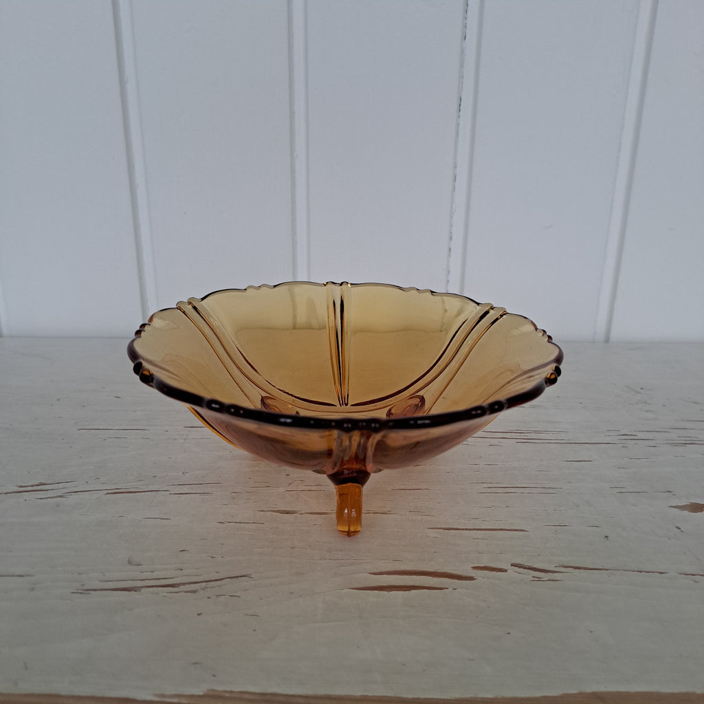 Karhulan Lasi, Vintage kulho, amber
