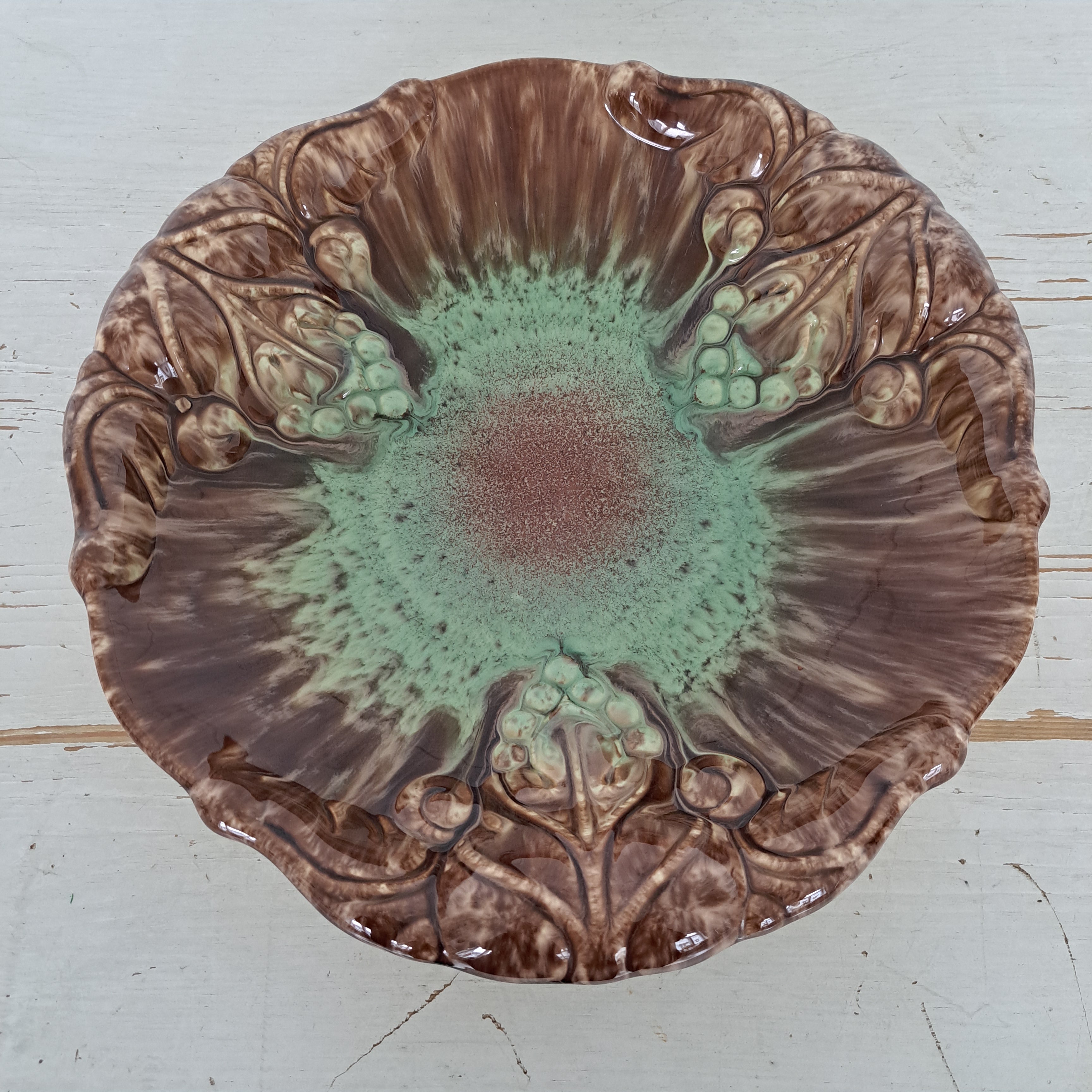 Jasba keramik, vintage fruit bowl, L