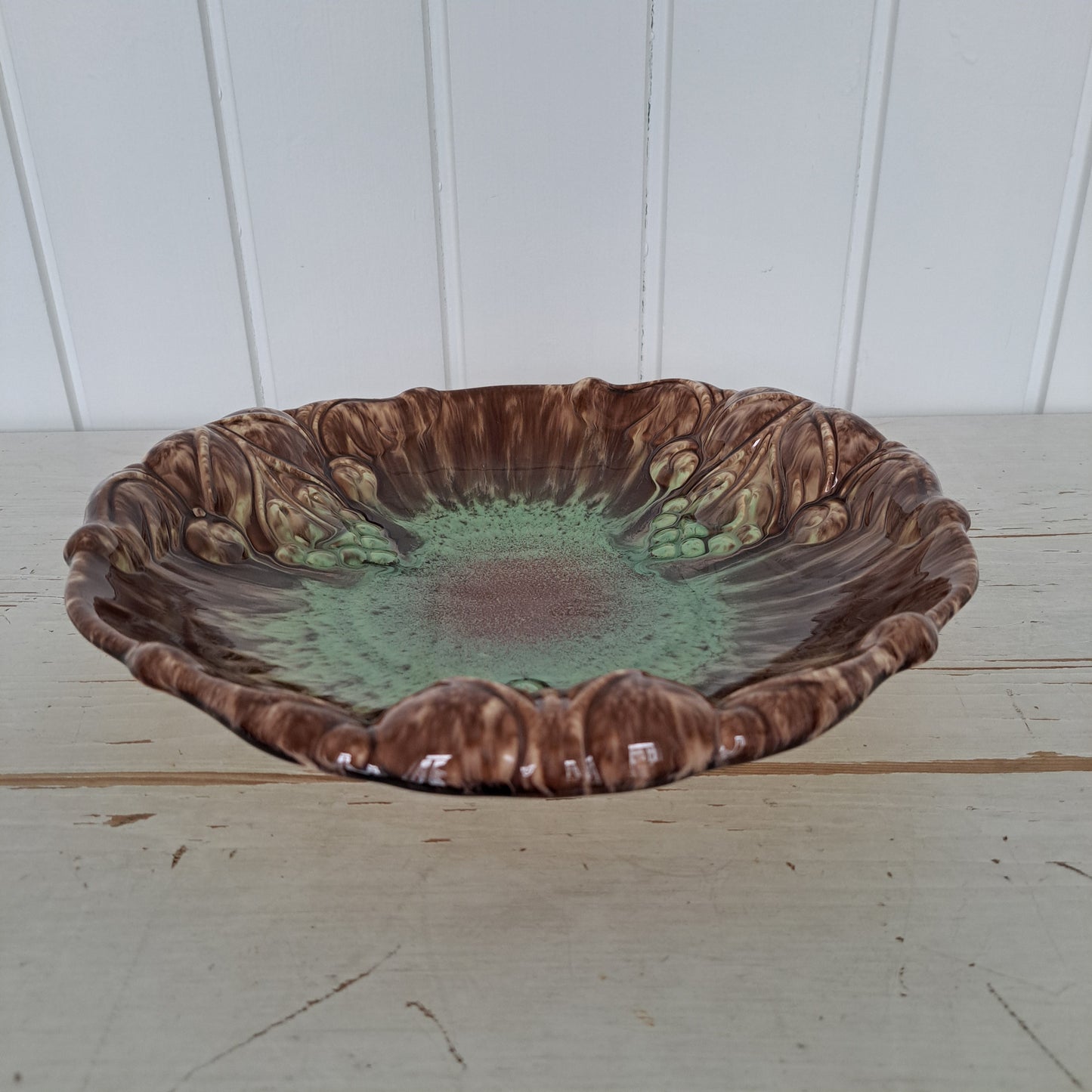 Jasba keramik, vintage hedelmäkulho, L