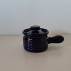 Kupittaan clay, small pot, with lid