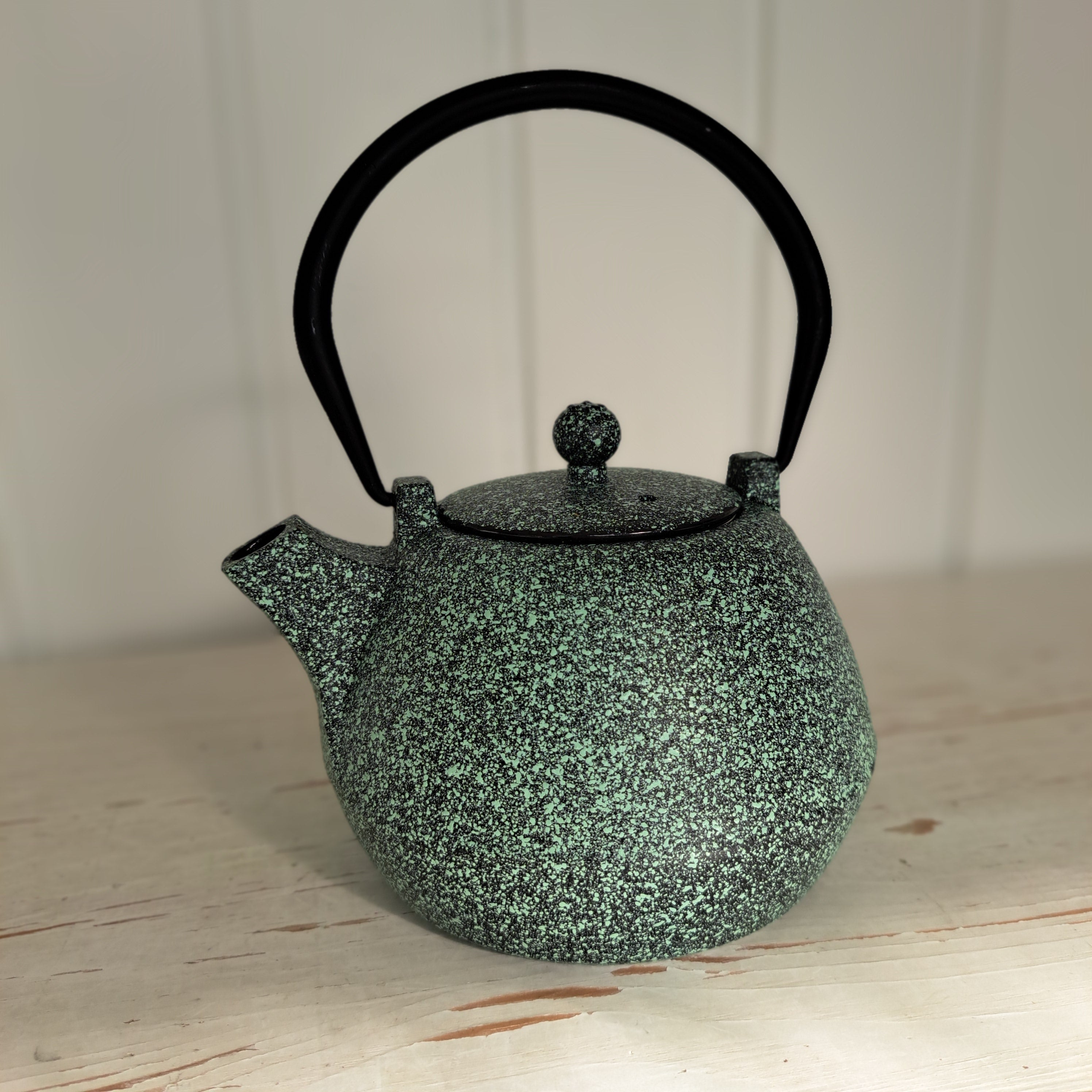 Cast iron teapot