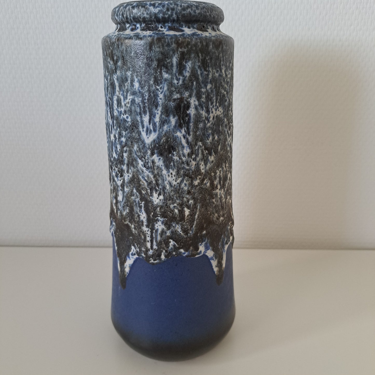 Scheurich Keramik, maljakko, sinisävyinen