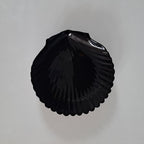 Clam plate, black