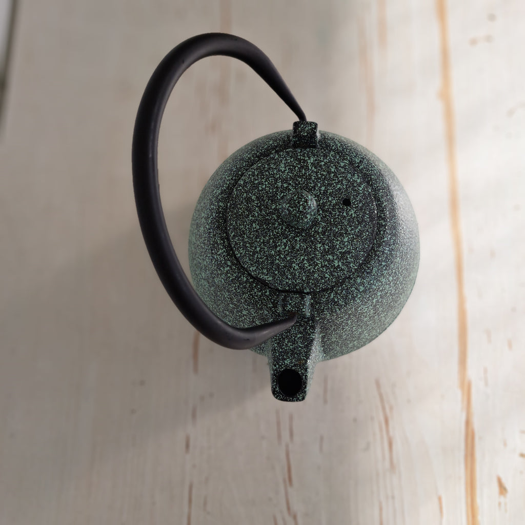 Cast iron teapot