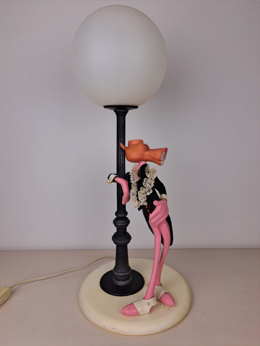 Retro Pink Panther-pöytävalaisin