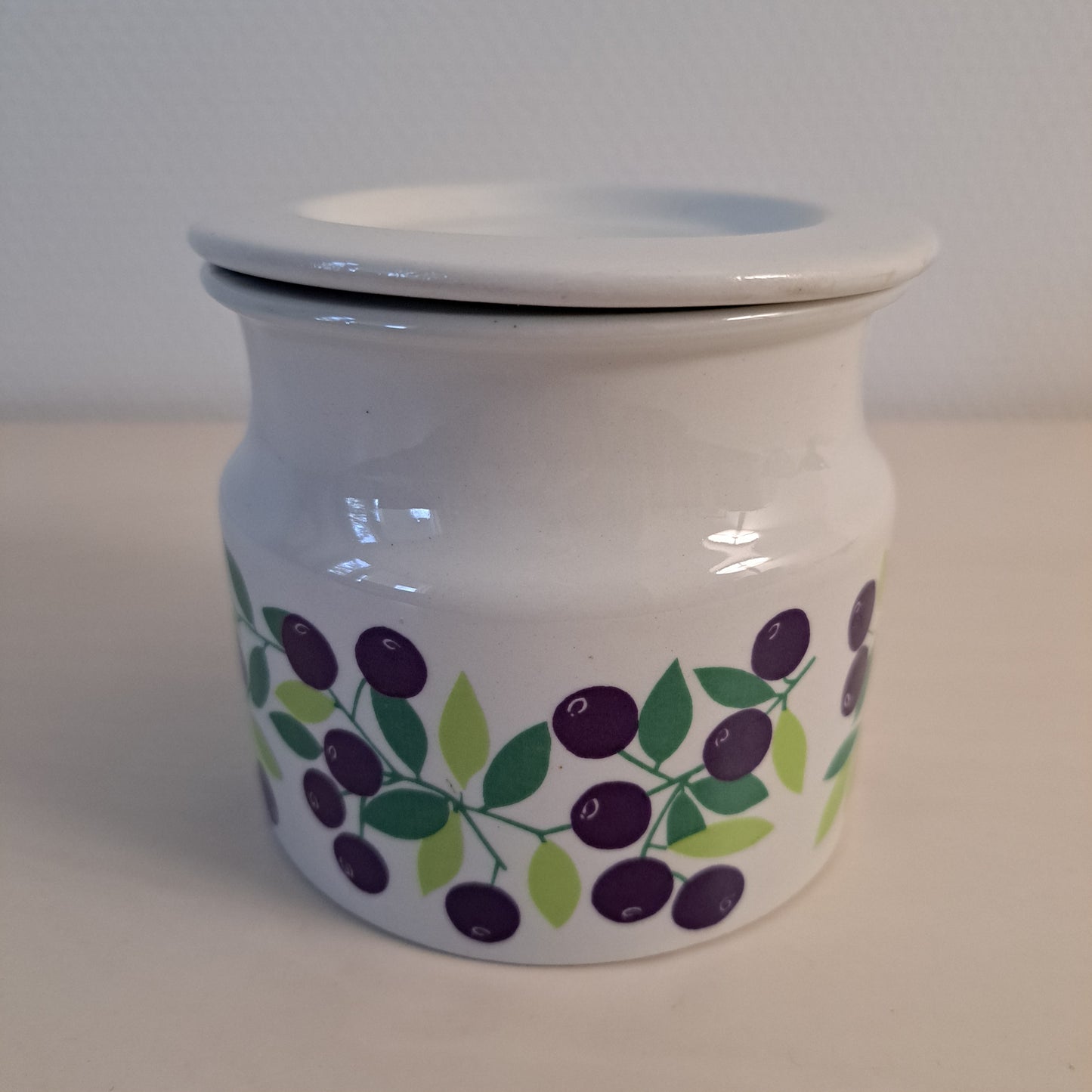 Arabia, vintage Pomona, mustikka