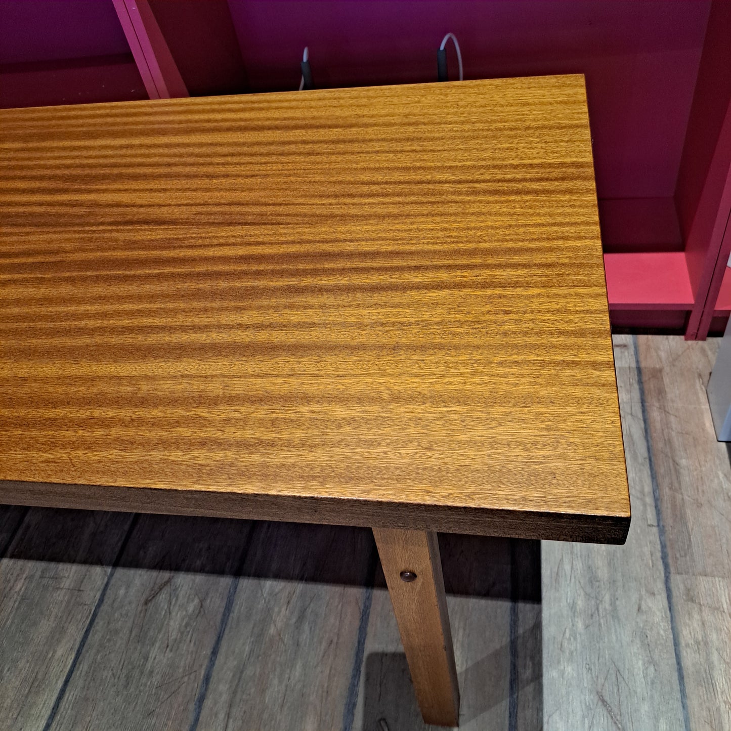 Vintage teak-sohvapöytä