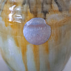 Kupittaan clay, barrel jar, with lid