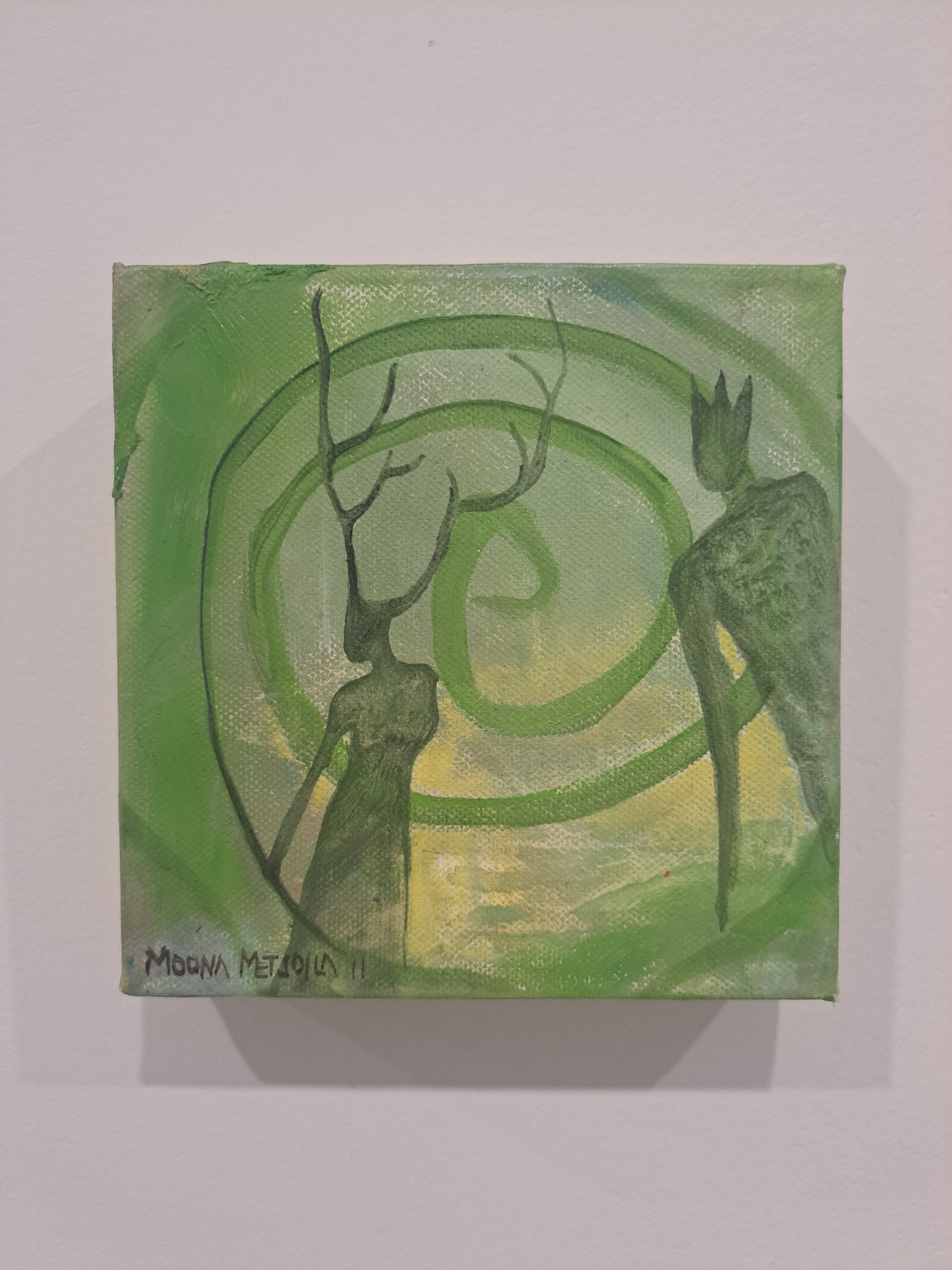 Moona Metsoila, "Pohjoinen Rakas", öljyvärityö