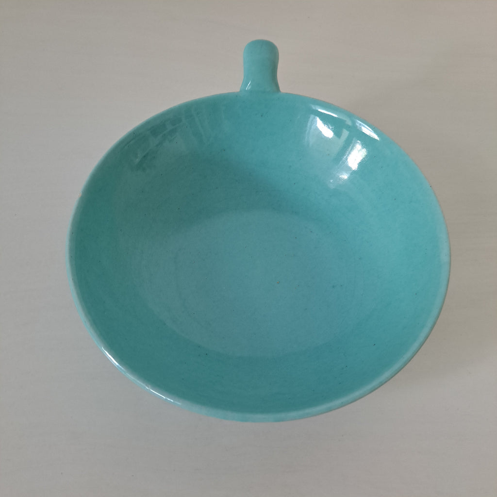Kupittaan clay, bowl, turquoise