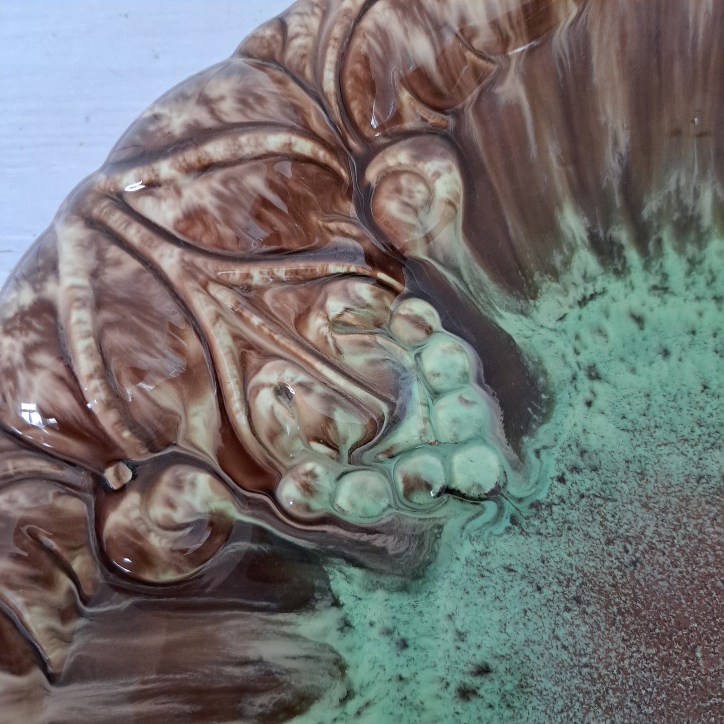 Jasba keramik, vintage hedelmäkulho, L