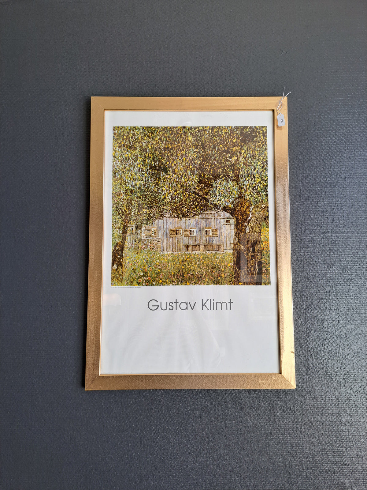 Gustav Klimt – Itävaltalainen maalaistalo, kehystetty painokuva