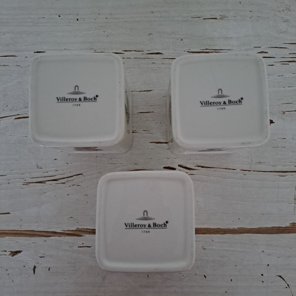 Villeroy &amp; Boch, jam jars with tray