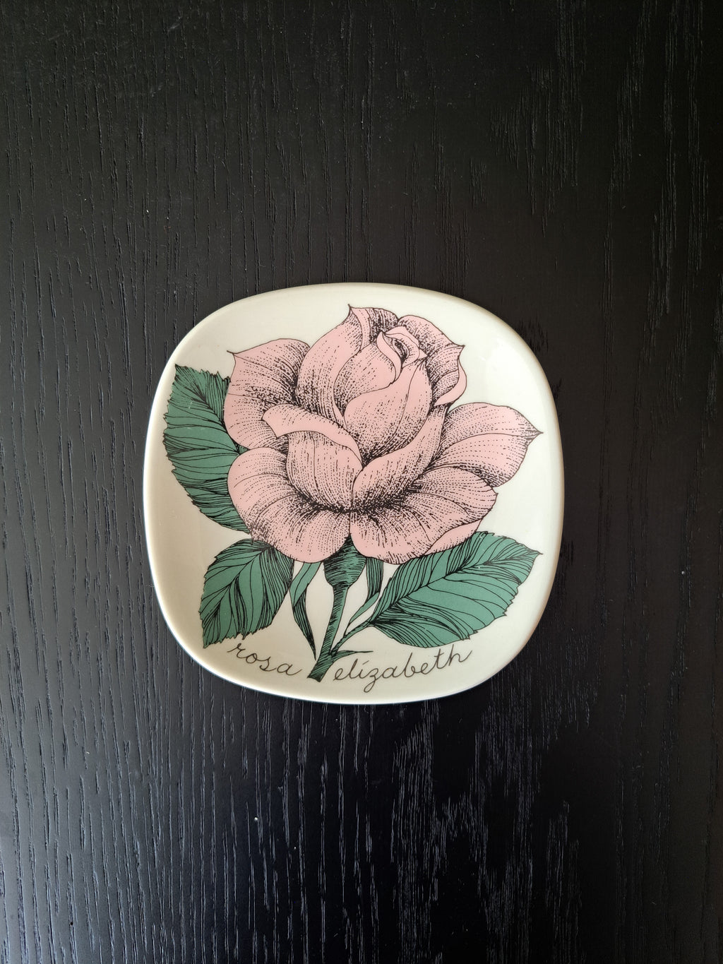 Arabia Botanica Rosa Elizabeth seinälautanen – Esteri Tomula