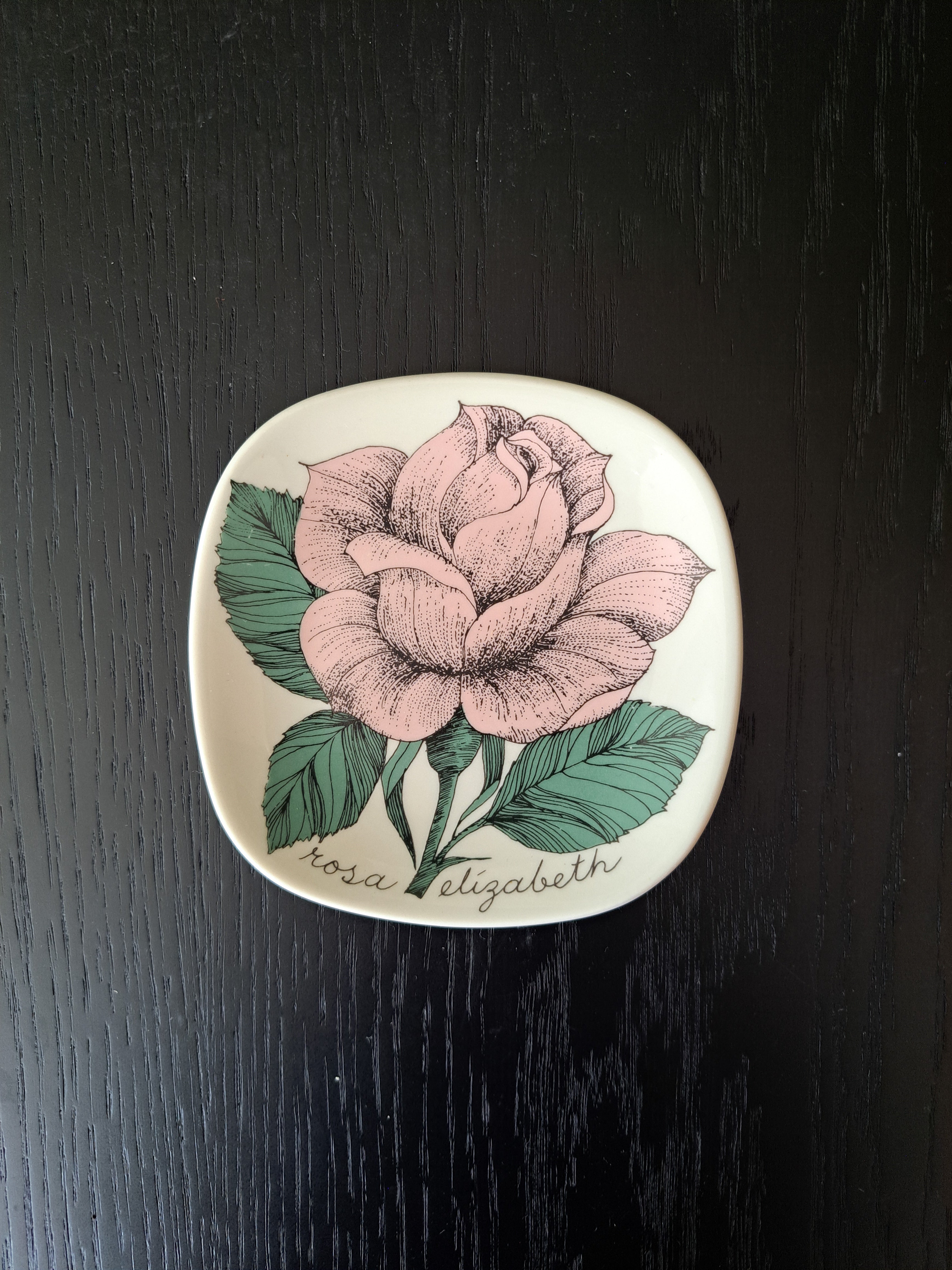 Arabia Botanica Rosa Elizabeth seinälautanen – Esteri Tomula