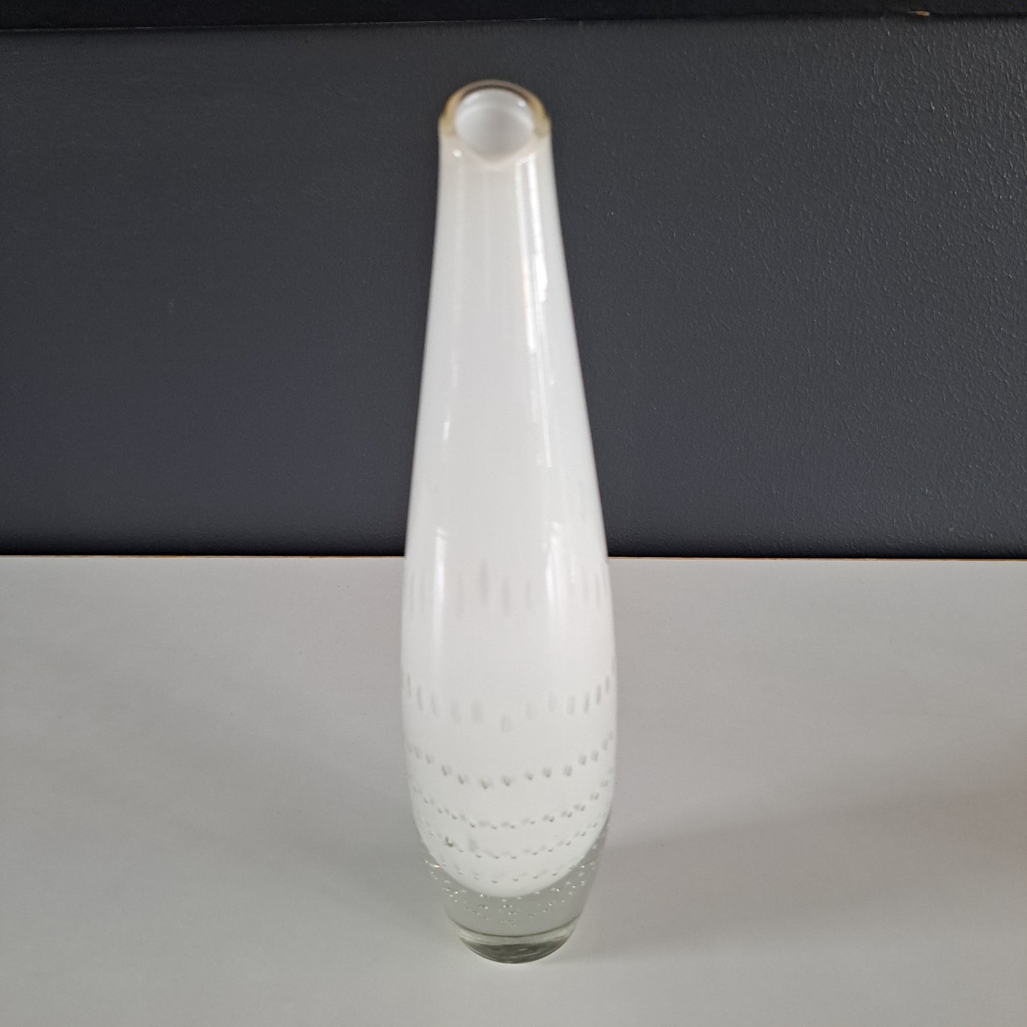 Riihimäen lasi, Vintage,  yhden kukan maljakko