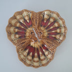 Serving dish, three compartments