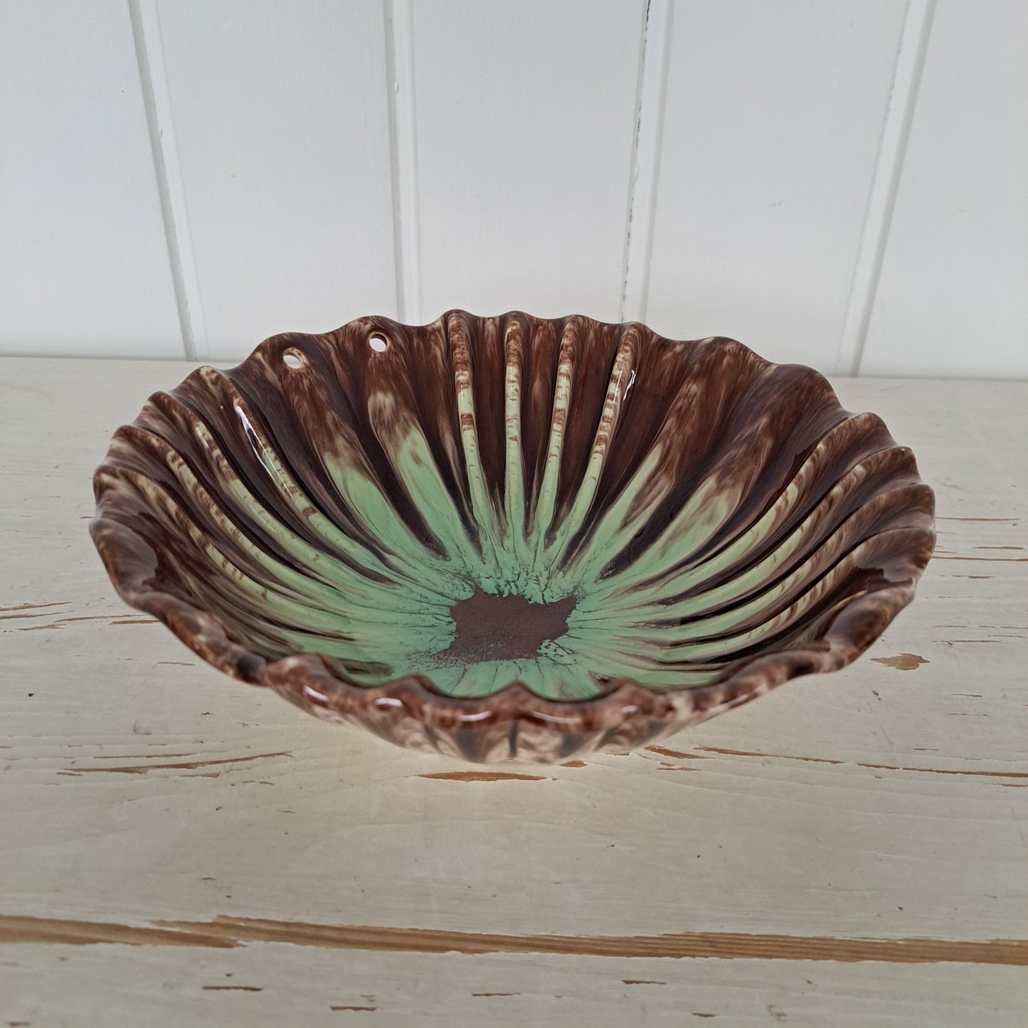 Jasba keramik, vintage hedelmäkulho, M