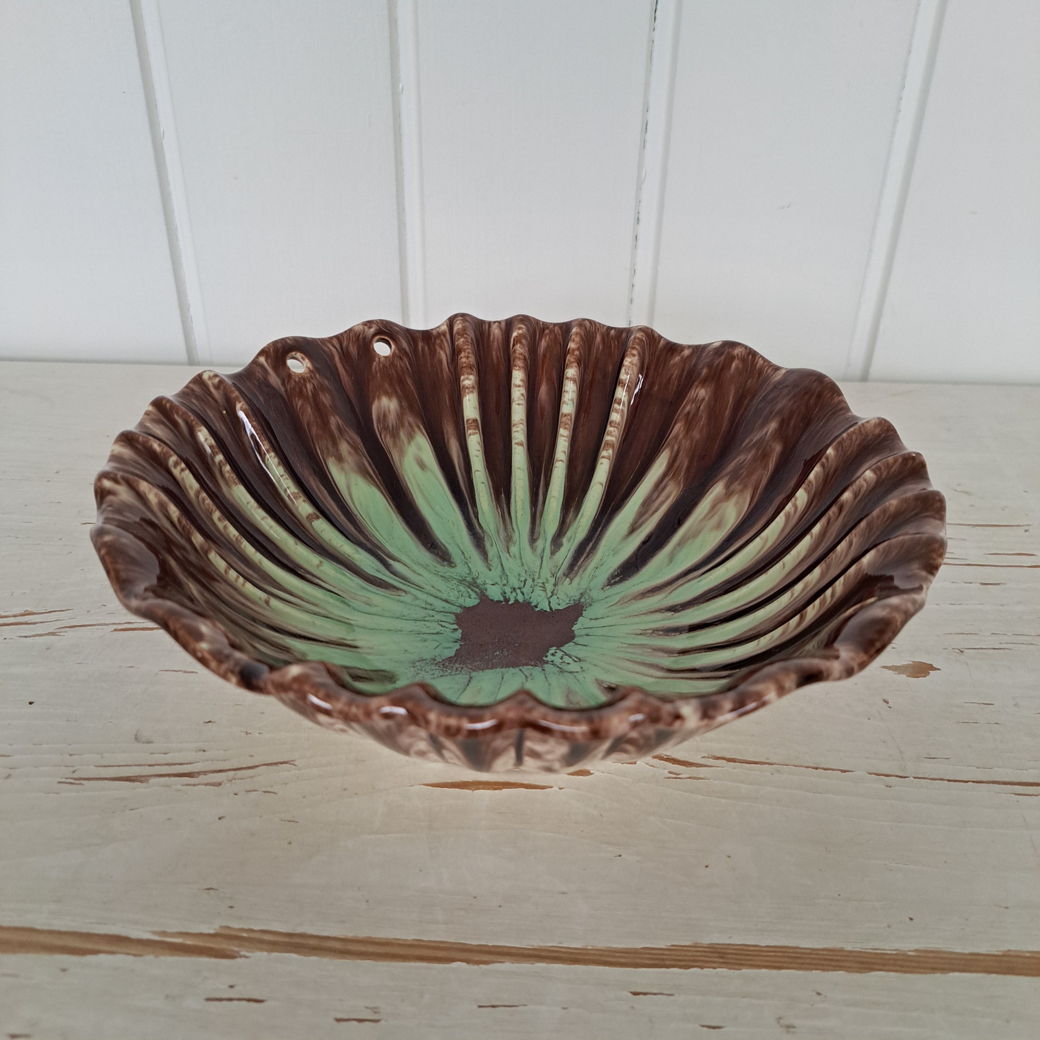 Jasba keramik, vintage hedelmäkulho, M