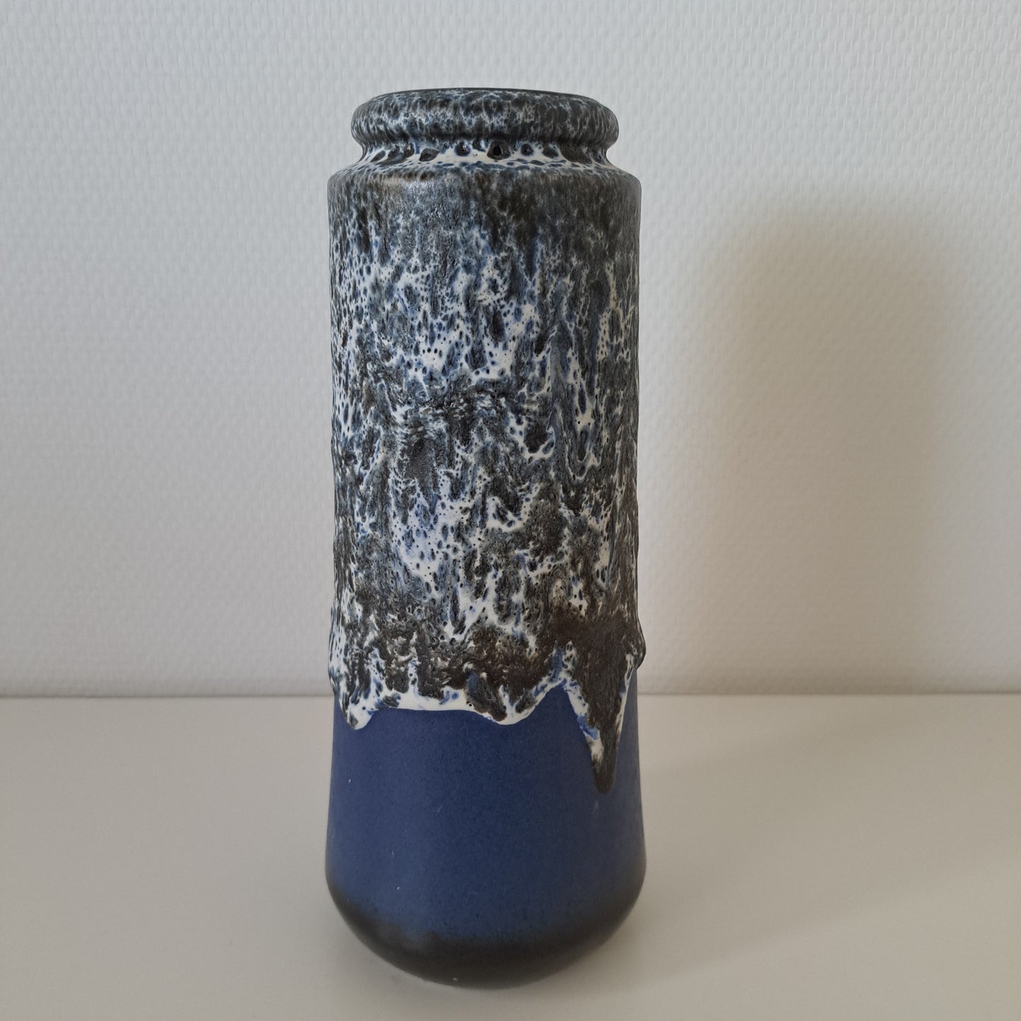 Scheurich Keramik, maljakko, sinisävyinen