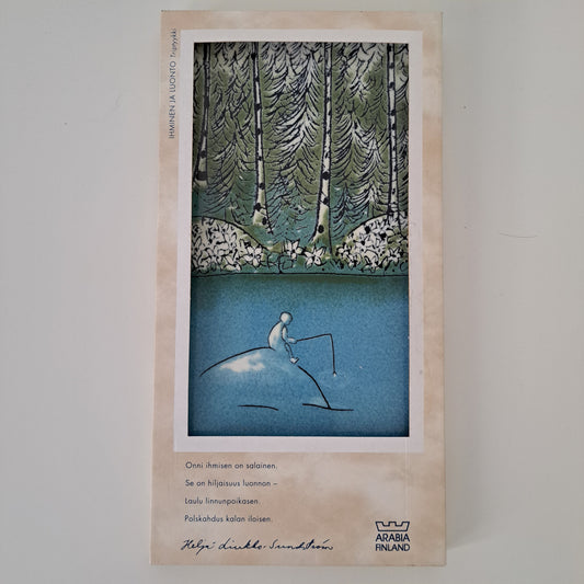 Arabia, Heljä Liukko-Sundström, triptyykki, Onkija