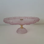 Mikasa Walther Glas, Rose cake plate, with foot