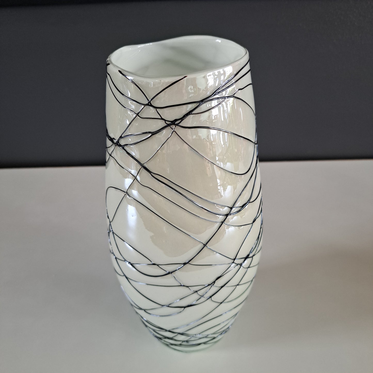 Vintage, glass vase